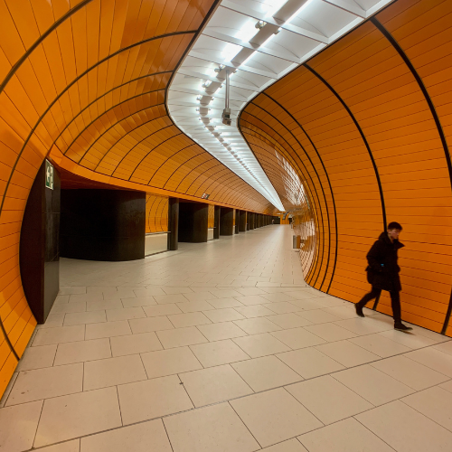 Orange tunnel